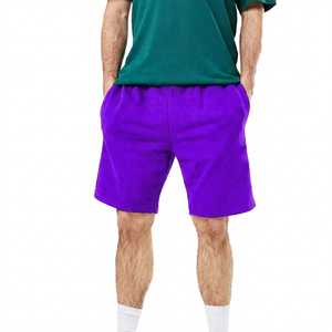 Pantalones Cortos Bermuda de Algodón de Color Sólido para Hombre, con Bolsillos, Cintura Elástica, Estilo Casual, Corte Medio, Tejido Transpirable - Product Image 4