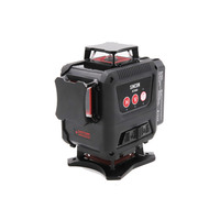 Niveau laser rouge 16 lignes, auto-nivelant 360°, niveau laser 4D auto-nivelant, faisceau laser vert horizontal et vertical