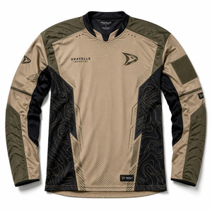 Maillot de paintball tactique personnalisé en gros |   Fabricant de vêtements de performance pour équipes Desert Sand Mil-Sim Woodsball - Product Image 2