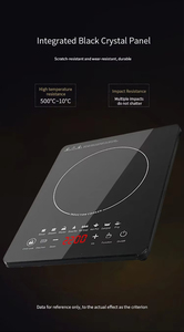 2P Vente en gros 2200W Plaque de cuisson à induction électrique portable étanche robuste avec plaque céramique et écran tactile Premium - Product Image 6