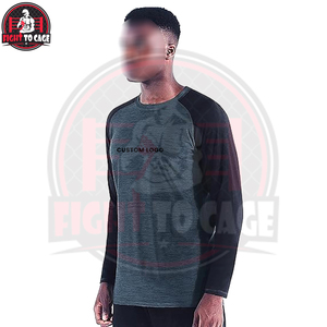 Wholesale Rate Comfortable New Trendy Fully Customized Highest Quality OEM ODM Long Sleeve Solid 100% <b>Polyester</b> <b>T</b> <b>shirts</b> - Product Image 6