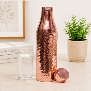 Factory Suppliers Handcrafted Pure <b>Copper</b> Water <b>Bottle</b> Ayurvedic Engraved <b>Bottle</b> Traditional Yoga & Gym Drinkware Best Price - Product Image 6