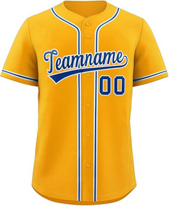 Vêtements de sport, maillot de baseball uni, maillot de baseball à séchage rapide, coupe ample, maillot de baseball pour homme/femme - Product Image 1