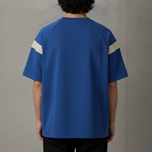 New Arrival Customized Short Sleeve Men's T-Shirts 100% Cotton Summer Wear Hip Hop Loose Fit Quick Dry Baggy Fit 2 Tone Man <b>Tee</b> - Product Image 2