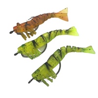 OEM Weiyu – leurre de pêche en forme de crevette en plastique souple, leurre de natation, leurre de pêche au lac, au bar, fabricant
