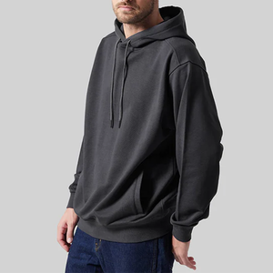 Sudadera con Capucha para Hombre, Premium, Sólida, Otoñal, Nueva Tela Tecnológica Impermeable, 65% Algodón, 35% Lyocell, Corte Ajustado, Forro Suave, Bolsillos Ocultos - Product Image 1