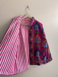 เสื้อแจ็คเก็ตปักลายซูซานี ทำมือ ผ้ากำมะหยี่ เสื้อโค้ทผู้หญิง แจ็คเก็ตซูซานี ของขวัญสำหรับเธอ - Product Image 5