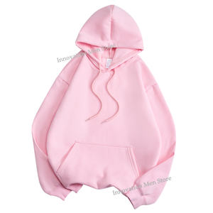 Marca de calle hombres/mujeres sudaderas con capucha nuevo Otoño Invierno Casual algodón sudaderas con capucha caramelo Color sólido sudaderas espesar sudadera - Product Image 4