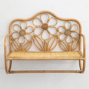 Kids Nursery Room Baby Bedroom Decor Daisy Flower Shaped Rattan Book <b>Shelf</b> Storage <b>Wall</b> <b>Mounted</b> <b>Shelves</b> - Product Image 5