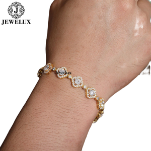 Premium Style Moissanite Tennis <b>Bracelet</b> for Unisex Continuous Sparkle Stones <b>Silver</b> Plated IGI Certified Wedding Gift - Product Image 4