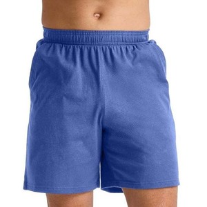 Short en polyester/nylon peigné à motif personnalisé, couleur bleu marine - Product Image 1