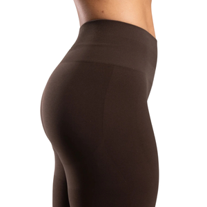 Leggings de compression marron taille haute sans couture pour femme, idéaux pour la gym, le fitness, le yoga, la course à pied, l'entraînement, résistants aux squats, extensibles dans quatre directions, pour activités sportives - Product Image 5