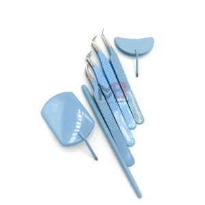 Pinzas Antiestáticas de Acero Inoxidable de Último Diseño para Extensión de Pestañas en Color Personalizado - Product Image 3