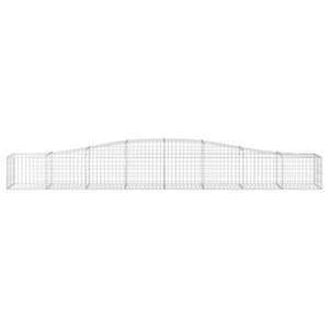 Ensemble de 2 paniers en acier galvanisé argenté, paniers gabions - Product Image 4