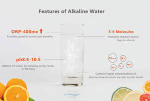 Electric Alkaline <b>Water</b> <b>Ionizer</b> <b>Machine</b> with Faucet Installation Countertop Home Use Japan Model - Product Image 5