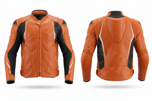 Chaqueta de Motocicleta de Cuero con Protección, Resistente al Viento y Transpirable, para Carreras, con Etiqueta Privada Aceptada - Product Image 4