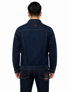 Veste en jean pour homme très tendance, décontractée, avec tissu résistant, fermeture à boutons, poches poitrine, coupe élégante pour un usage quotidien - Product Image 6
