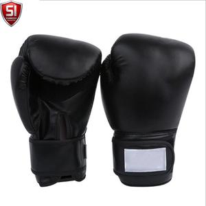 Gants de boxe SUMROOS SI en cuir noir et or, sangle de poignet réglable, équipement d'entraînement durable, protecteur et confortable, toutes saisons - Product Image 5