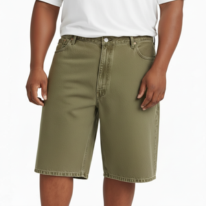 Shorts de Mezclilla de Cintura Alta para Hombre, Estilo Americano Versátil, Venta al Por Mayor, Moda Urbana, Shorts de Jean - Product Image 1