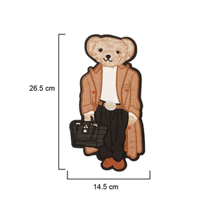 Dandy Bear Fashion <b>Sew</b> <b>On</b> Embroidered <b>Patch</b> - Product Image 5