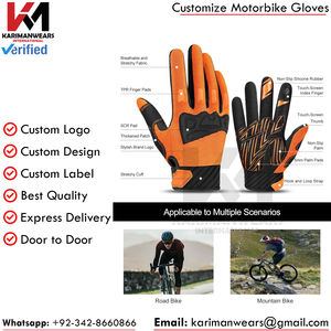 Gants de motocross VTT haut de gamme, gants de sport respirants à doigts entiers, paume absorbant les chocs, protection renforcée des articulations, antidérapants - Product Image 5