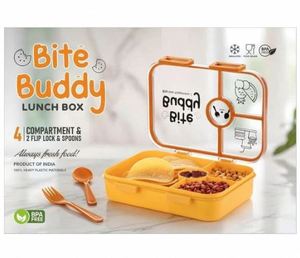 Lightweight T Multi <b>Compartment</b> Tokyo Bento <b>Box</b> Separate Food Items For <b>Lunch</b> snacks And fruits At Bulk Price - Product Image 3