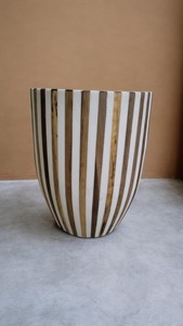 Nouveau style de tabouret en os incrusté à motifs pour salon et décoration intérieure – Meilleure vente d'objets en os incrustés pour salon - Product Image 4