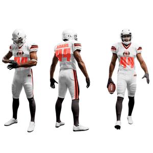 Sublimation personnalisée Uniforme de football américain Jeunes hommes Tackle Twill Teamwear Respirant Maillots de football personnalisés à séchage rapide - Product Image 2