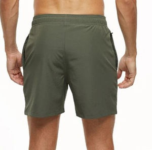 Pantalones Cortos Deportivos para Hombre, 100% Algodón, Ligeros, Transpirables, de Secado Rápido, con Diseño Bordado, Cintura Elástica y Bolsillos - Product Image 2