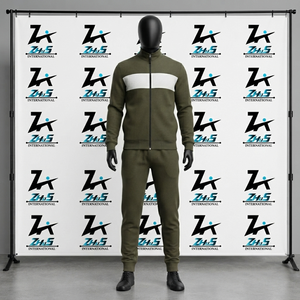 Conjunto Deportivo de Dos Piezas para Hombre, Sudadera con Capucha y Pantalones Deportivos, con Logotipo Personalizado Bordado, Térmico para Invierno - Product Image 1