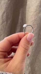 F VS Oval Cut CVD Diamond Engagement <b>Ring</b> Halo 14K 18K Real <b>Gold</b> Pave <b>Set</b> Wedding <b>Ring</b> Factory Price Custom Jewelry Supplier - Product Image 5