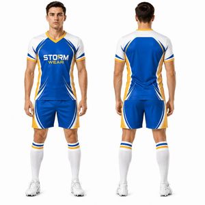Uniforme de Fútbol para Hombre al por Mayor, Ropa Deportiva Cómoda, Equipación Profesional para Partidos de Fútbol con Estampado, Uniforme de Fútbol Masculino - Product Image 4