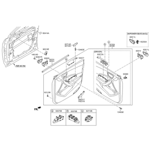 Nouveaux interrupteurs et commandes Santa Fe 935702W000 - Product Image 2