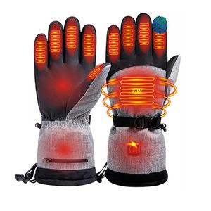 Top Trending Durable Leather <b>Ski</b> <b>Gloves</b> Waterproof Windproof Features Customizable Style Hook Loop Closure High Quality <b>Gloves</b> - Product Image 6