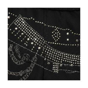 Sudadera con capucha de algodón con cremallera, con logo de parche bordado de pedrería, extragrande y personalizado, estilo urbano deportivo, con efecto descolorido por el sol y acabado encolado, para otoño - Product Image 4