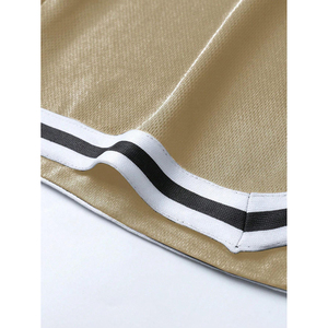 Pantalones Cortos Bermuda de Color Sólido para Hombre, Cintura Elástica, Secado Rápido, Tela Satinada, Ropa Deportiva Informal - Product Image 5