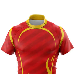 High Quality Rugby Jersey With Moisture Wicking Fabric Comfortable Fit For Outdoor Matches - Product Image 3