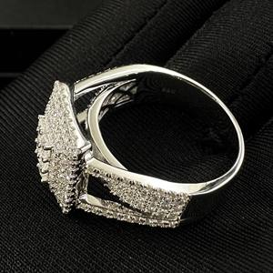 Beautiful Rose Gold Plated Moissanite Lab Grown Diamond <b>Ring</b> <b>Cross</b> Style Engagement Anniversary Jewelry - Product Image 1