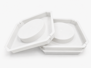 Molde de Plástico PP Directo de Fábrica para Cubiertas de Hormigón con Abertura Circular - Product Image 1
