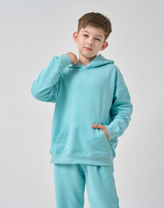 Ensemble de survêtement personnalisé avec logo pour enfants : sweats à capuche et pantalons de jogging deux pièces pour bébés, garçons et filles - Product Image 5
