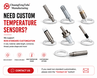 Sonde transmetteur de température et d'humidité industrielle NTC RS485 Modbus avec boîtier de protection poreux en acier inoxydable pour conduit CVC