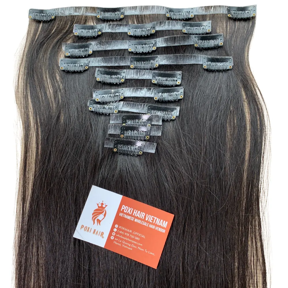 Extensiones de pelo virgen de grado 12A, extensiones de cabello humano, proveedor de cabello desde Vietnam, Envío Mundial