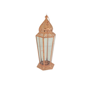Lanterne marocaine antique en fer - Product Image 1