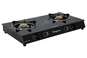 Cocina de Gas de Doble Quemador KANGAROO, Modelo Nuevo, Encendido Piezoeléctrico de Cerámica, 1 Año de Garantía, Uso Doméstico y en Hoteles - Product Image 2