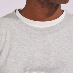 Regular Fit Casual Fashion T-Shirt Plus Size Wholesale Heavyweight 250 Gsm 100% Cotton Material Comfortable <b>Plain</b> Tee Quick Dry - Product Image 4
