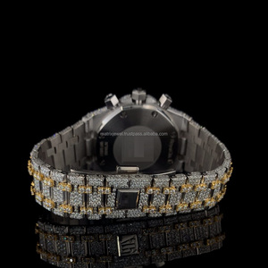 เครื่องทดสอบเพชรแบบสองโทนสีทองหรูหราแบบฮิปฮอป VVS Moissanite ขนาดพิเศษ - Product Image 4