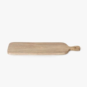 Tabla de Cortar Rectangular de Madera con Asa, Tabla de Servir de Madera Natural, Accesorio de Cocina Ecológico - Product Image 5