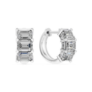 Pendientes de Oro Sólido de 14K, 9K, 10K y 18K con Diamante de Laboratorio de 10 Quilates, Certificado IGI, RJC, ODM, OEM, Fabricante de Joyería Fina Ética EA502308 - Product Image 4