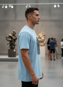 T-shirt décontracté à col rond et manches courtes pour homme, imprimé par transfert thermique personnalisé, coupe classique, 60% coton 40% polyester, 180 grammes - Product Image 5