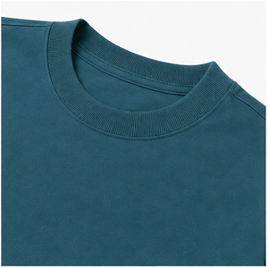 Camiseta Personalizada de Algodón Compacto Color Verde Azulado Oceánico para Hombre, Cuello Redondo, Manga Corta, Talla Extra Grande, MTS-OVR-0013 - Product Image 6